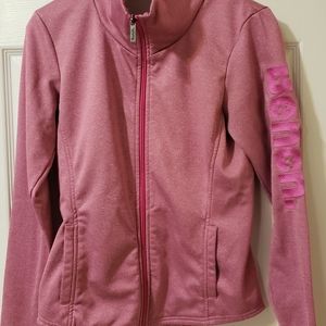 Pink Bench front zip sweatshirt